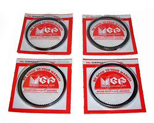 SUZUKI SJ413 G13BB PISTON RING SET WITH GUDGEON PINS (1.3 L 1298 cc 74.0 x 75.5 mm SOHC 16 valve MPFI EFI) FITS SAMURAI SIERRA GYPSY JIMNY CARIBIAN DROVER CULTUS BALENO ESTEEM SWIFT (.75)