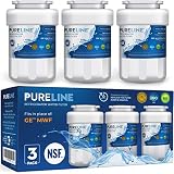 GE MWF Water Filter Replacement. Compatible Models for GE: MWF, MWFP, MWFAP, MWFINT, GWF, GWFA, HWF, HWFA, HDX FMG-1, Smart Water, WFC1201, GSE25GSHECSS, 197D6321P006 (3 Pack)