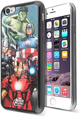 Chabel Tok Case Marvel Avangers Assemble PU Back Cover Case with Fashion Tok Stand for Apple iPhone 6 (4.7") (Avengers)