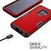 TOPSKY Compatible with Galaxy S9 Case, Three Layer Full Body Heavy Duty Hybrid Sturdy Anti-Shock Cover High Impact Resistant Protective Case for Samsung Galaxy S9 Red Black