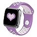 DEKER Bands Compatible with Fitbit Versa/Versa Lite/SE Smartwatch Bands, Breathable Soft Silicone Adjustable Replacement Bracelet Strap Wristbands (Small 5.5-6.7