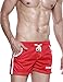 SEOBEAN Mens Low Rise Sports Running Mesh Training Shorts