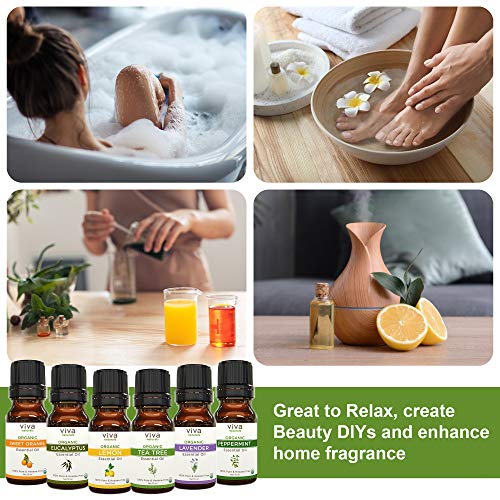 Essential Oils for Diffusers for Home Organic Essential Oils Set with