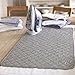 Ironing Quilt Pad 100% Cotton Strong Magnetic Quilted Gray Metallic Surface Protector,great for Traveling To!