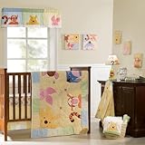 Disney Baby Peeking Pooh & Friends 7-Piece Crib Set
