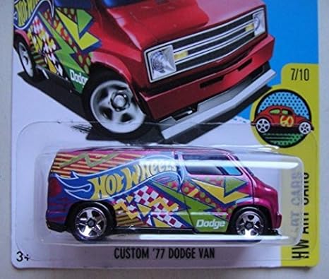 hot wheels custom 77 dodge van 2007