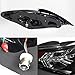 For 10-12 Genesis Coupe Black Bezel Rear LED Tail Lights Brake Lamps Replacement Left + Right Pair
