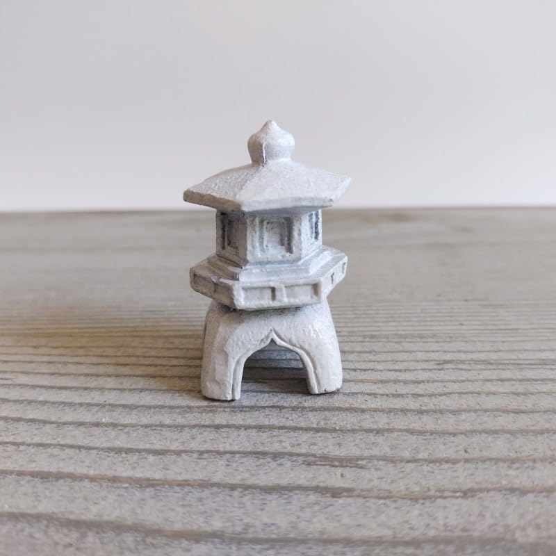 Miniature Japanese Lantern for Tabletop Terrarium, Zen Garden, Fairy Garden, Bonsai Tree Decoration (Design C) โ image 1