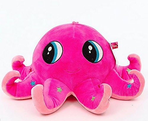 Atolo Cute Octopus Doll,Octopus Plush Toy Doll Pillow,Wedding Gifts (45cm, rose red)