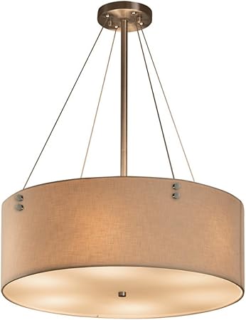 Amazon Com Justice Design Group Lighting Fab 9532 Crem Nckl F1