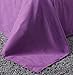 Alicemall 3D Unicorn Bedding Elegant White Unicorn Butterfly Flying Snowflake Print Duvet Cover Set, Soft and Breathable 4 Pieces Purple Bedding Set, Full Size College Bed Set (Full, Purple Unicorn)