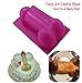 6MILES Bachelorette Birthday Party Penis Cake Chocolate Jelly Silicone Mold Heat Resistant Hilarious Funny Loaf Pan 10.8 Inches