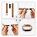 Vancle Fitbit Alta (HR) Band / Fitbit Alta HR 2017 Leather Wristband Adjustable Replacement Accessories Strap with Buckle for Fit bit Alta (Brown Bamboo Texture)