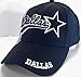 Dallas Men's Double Star Adjustable Baseball Cap (Navy)