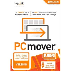 Laplink PCmover Professional 11 | Verplaatst uw toepassingen, dossiers, en montages van een oude PC naar een nieuwe PC…