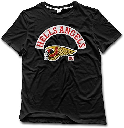 Printed Men's Hells Angels Short Sleeve T Shirts