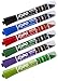 EXPO Dry Erase Markers with Ink Indicator, Chisel Tip, Assorted Colors, 6 Pack