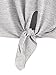 SweatyRocks Women's Crop T-Shirt Tie Front Long Sleeve Cut Out Casual Blouse Top