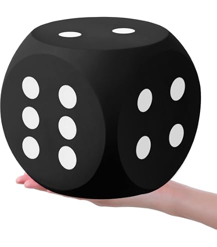 Amazon.com: Shappy 6 Inches Foam Dice Fun Filled Large Educational