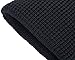 Simplicity Men/Women's Solid Thick Knit Slouchy Ski Skull Cap,Black Beanie