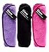 Luxury Makeup Remover Cloth (Multi-Colored 3 Pack) | Glow Makeup Remover Wipes Off Makeup Like an Eraser with Just Water | Super Soft and Reusable | Chemical Free | Perfect for All Skin Types