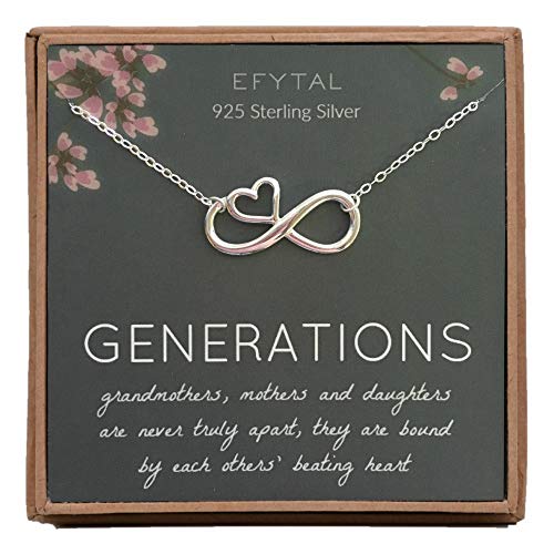 Grandma Daughter Granddaughter Necklace 2025