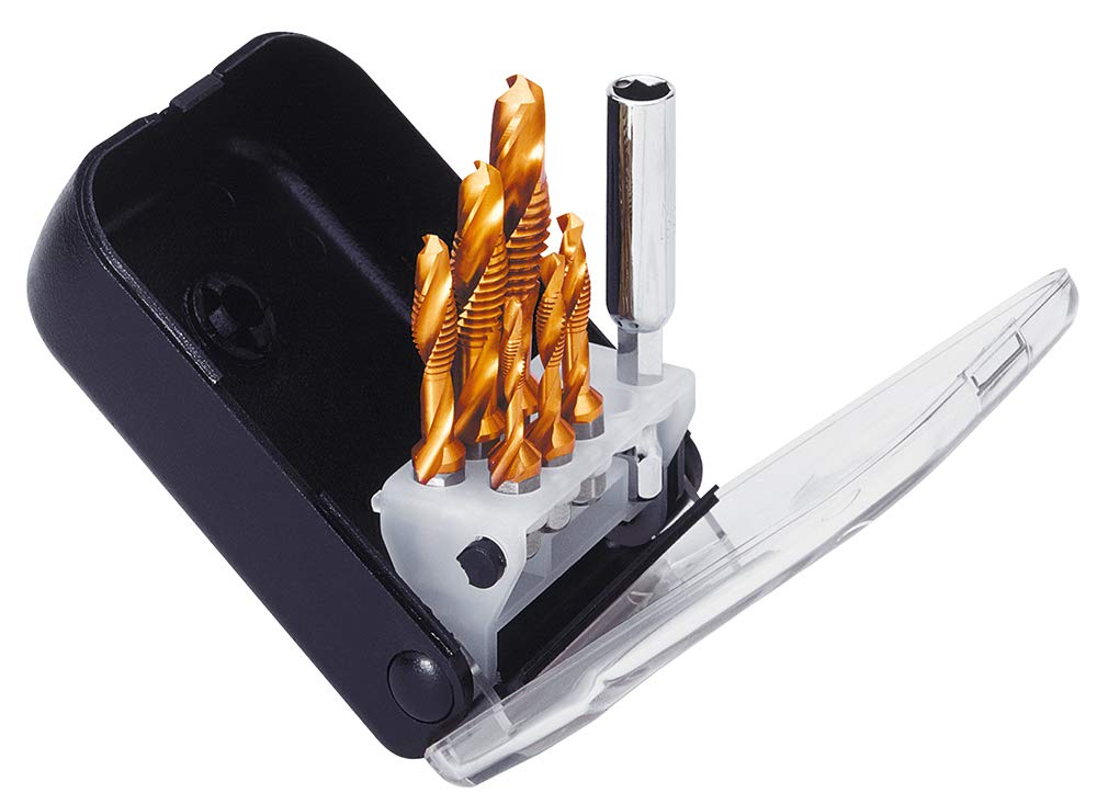 Exact 50902 SGE-Bits HSS TIN M3-M10 ClipSet B Combi-Tool with Adapter