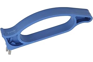 SHANRYA Auger Tool Sharpener, ABS Handle Ice Auger Blade Sharpener Universal Auger Blade Sharpener, Portable Winter Ice Fishing Knife Sharpener Fishing Tackle for Ice Fishing Accessories