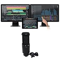 Package: Presonus Studio One 3.0 Professional Audio MIDI Recording DAW Full Software With iPad Integration + Audio Technica AT2020 cardioid condenser microphone system
