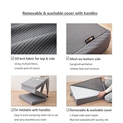 EMOOR 5-in Tri-Fold Mattress Grand High Resilience