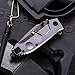 Pocket Folding Spring Assisted Knife - Portable Stainless Steel Locking Folder - Survival Compact Liner Lock Knife with Glass Breaker - Super Sharp Blade Knife for EDC Defense - Grand Way 6698 TN