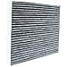 ECOGARD XC11583C Premium Cabin Air Filter with Activated Carbon Odor Eliminator Fits Hyundai Kona 2018-2019, Kona Electric 2020