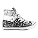Girls Convertible Sequin High Top AURORA