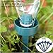 6pcs Plant Automatic Dripping Watering Device with Adjustable Flow Rate for Vacation Plant Watering
