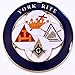 York Rite Of Freemasonry Masonic Car Bumper Sticker