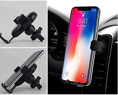 Car Mount Wireless Charger ivolks Cordless Mobile Phone Charger Portable QI Charging Stand Pad For iPhone X,iPhone 8/8 Plus,Samsung Galaxy S8/S8 Plus,S7,S7 Edge,Note 5,S6 Edge Plus&amp;QI-Enabled Devices