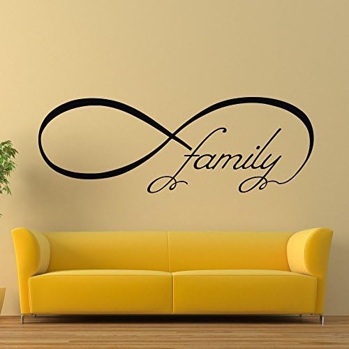 Mathematical Symbol Plane Wall Vinyl Sticker Infinity Sign Family Paper Transfer For Bedeoom Nursery Decor Home Art