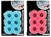 DOOXOO Kitchen Bath Sink Strainer Filter Net Drain Hair Catcher Stopper (Pack of 6) (Blue)