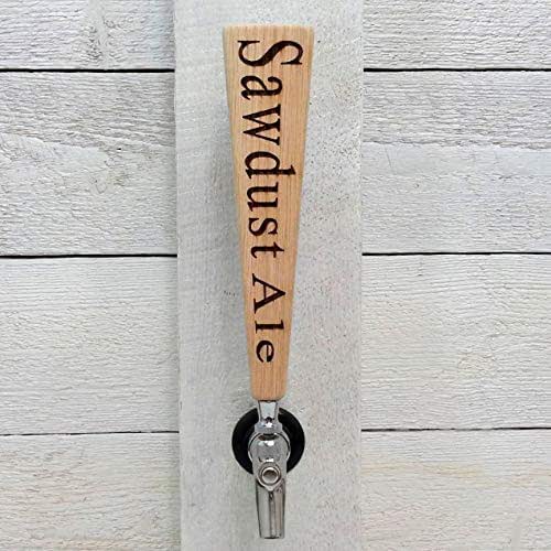 Amazon.com: Tapered Beer Tap Handle Oak Wood Custom 