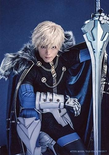 Amazon Co Jp 山口大地 ガウェイン 全身 衣装黒 青 しゃがみ 背景青 キャラクターショット 舞台 Fate Grand Order The Stage 神聖円卓領域キャメロット キャストブロマイド ホビー 通販