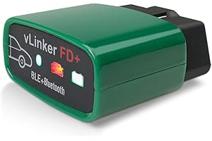 Vgate vLinker FD+ OBD2 Bluetooth Scan Tool, Diagnostic Code Reader for iOS, Android, and Windows - Made for FORScan
