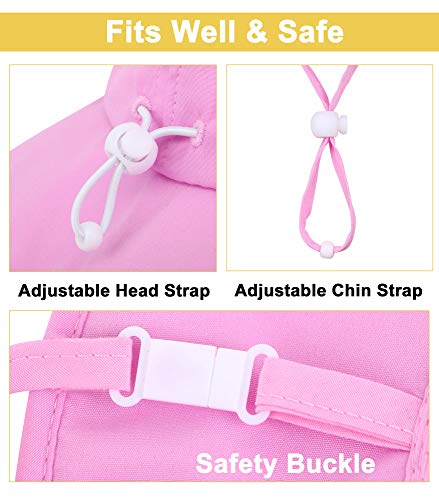 image for Simplicity Pink Baby Girl Sun Hat Toddler Beach Sun Protection Hat uv 