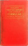 Hardcover Henleys Twentieth Century Formulas Recipes & Processes 1927 Book