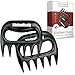 KitchenReady Pulled Pork Shredder Claws & BBQ Meat Forks - Paws for Pulling Brisket from Grill Smoker or Slow Cooker - Shredding Handling & Carving