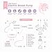 Little Martin’s Electric Breast Pump – Whisper Quiet Motor – Wireless, Rechargeable & Travel Friendly – Express Quickly & Comfortably – Mobile Support for Breastfeeding Moms (Pink)