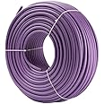 Compatible with Siemens Profibus DP Bus Cable 6XV1830-3EH10 6XV1830-0EH10 2-core RS485 Shielded Multi-Stranded Wire (10 Meters, Purple)