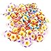DreamLily Women's Fashion 3 Pcs Hawaiian White Plumeria Flower Foam Hair Clip Balaclavas for Beach (Blue)