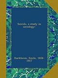 Cover of Suicide, a study in sociology: