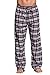 CYZ Men's 100% Cotton Super Soft Flannel Plaid Pajama Pa-RumRaisinClintonPlaid-M