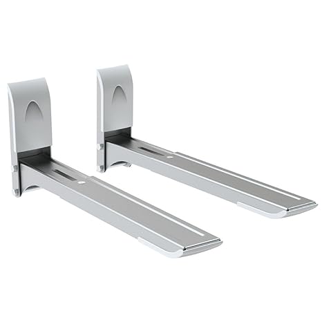 Maclean MC-607 Mikrowellenhalter Mikrowellenhalterung Griff Mikrowelle (bis 35 kg, ausziehbar, inkl. komplettem Montagemateri